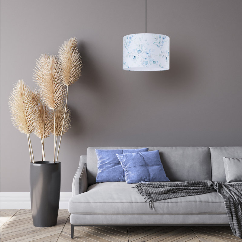 20cm H Cotton Drum Lamp Shade ( Screw On )