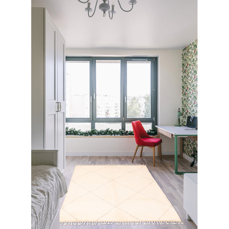 Tapis crème Pak Finest Marrakesh 5 pi 9 po x 7 pi 9 po