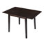Table de salle à manger extensible de 29 à 45 po pour 4 personnes, table de cuisine pliante avec pieds en bois d'hévéa-470581572