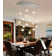 16-lights Rectangular Crystal Chandeliers Led Dimmable