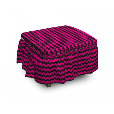 Box Cushion Ottoman Slipcover