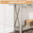 43 Inch Console Table with 2 Drawers & 2-Tier Storage for Entryway, Hallway, Living Room-70617285