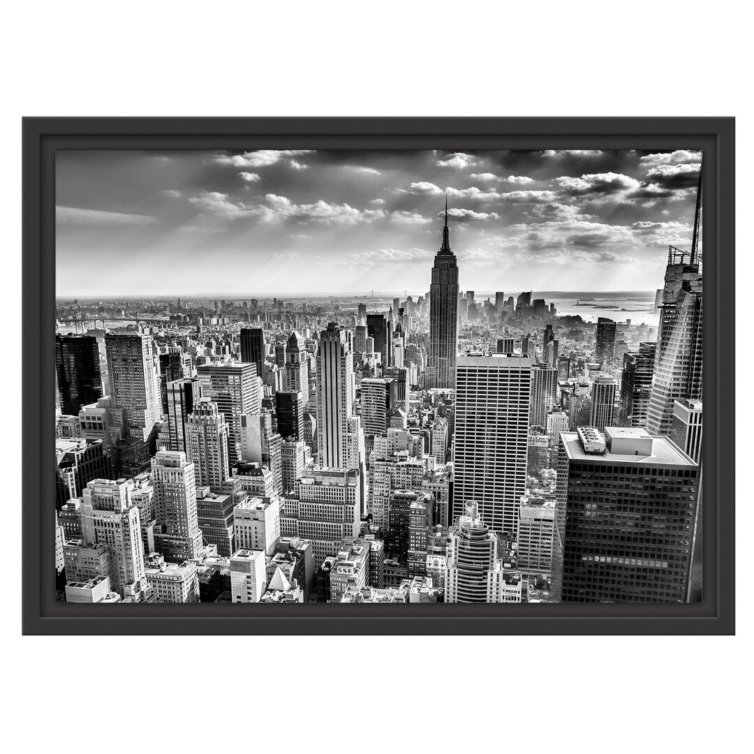 Gerahmtes Wandbild New York bei Tag