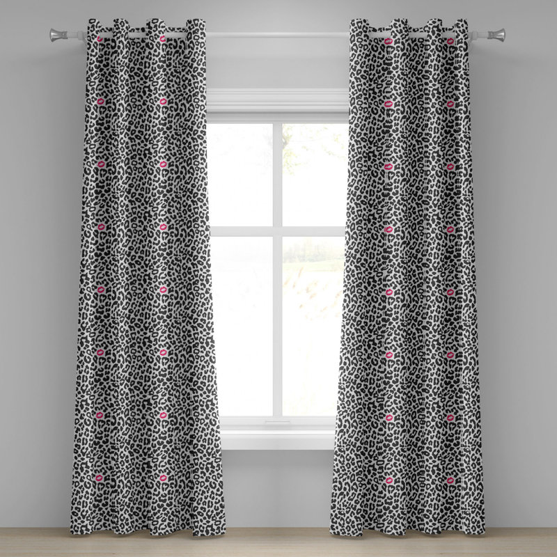 Sateen Blackout Curtain Pair, 50" W x 63" L