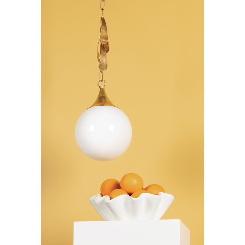 Luminaire suspendu 1 lumière Victoria, H 13 po x l 9 po x P 9 po