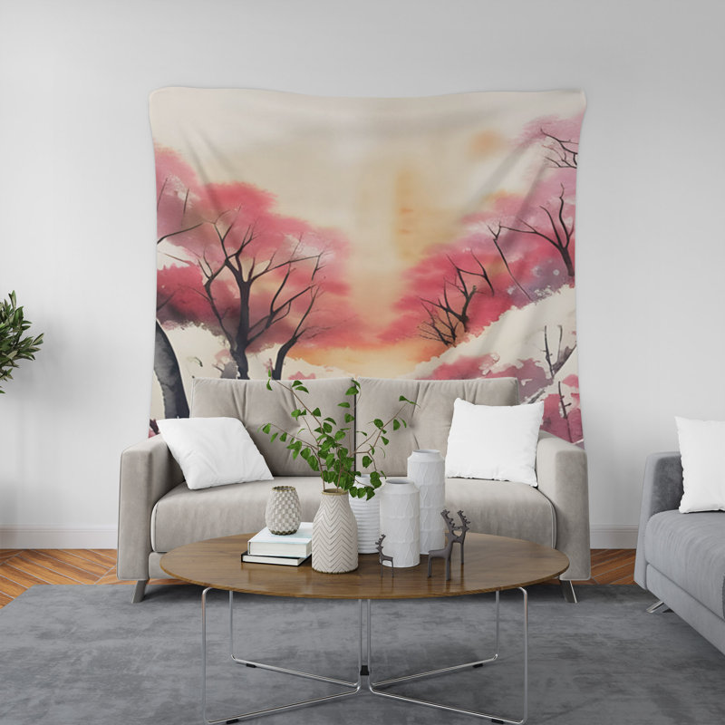 Tapisserie murale, H 88 po x l 104 po