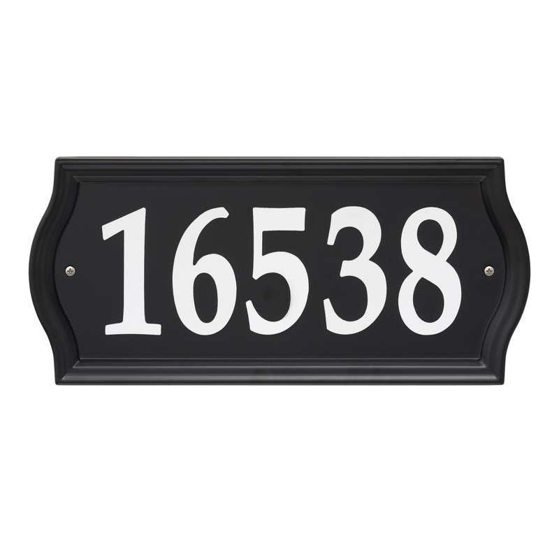 Plaque d'adresse murale 1 ligne Nite Bright Ashland