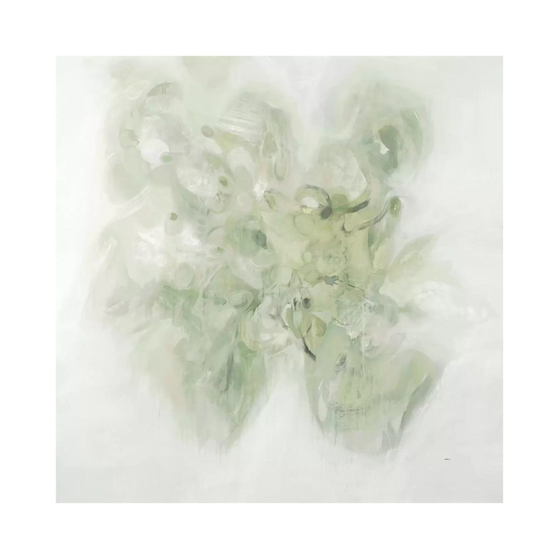 Lila Circle V3 by Sarah Stockstill - Wrapped Canvas Gallery-Wrapped Canvas Giclée, 66.04 cm H x 66.04 cm W x 1.91 cm D