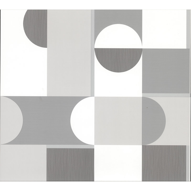 Rouleau de papier peint l 33 pi x l 20,5 po capulet géométrique