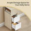 Arcolia 25cm W Manufactured Wood Bedside Table-1306346638