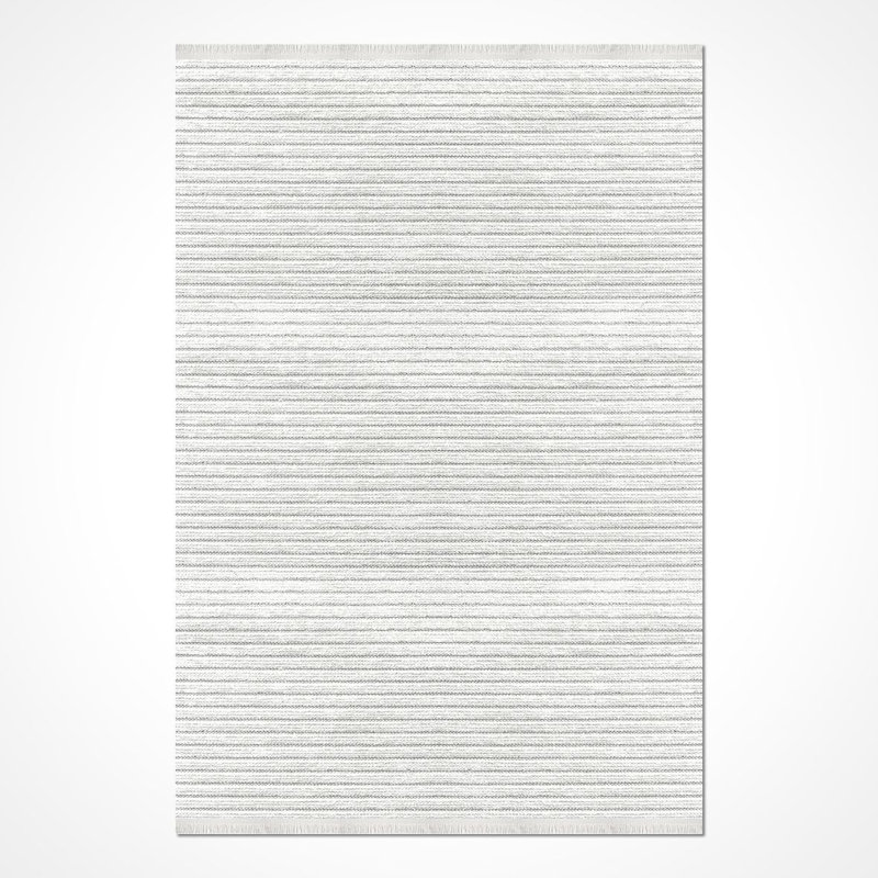 Tapis beige moderne lavable à la machine, Tapis de couloir 3 pi 3 po x 8 pi 3 po
