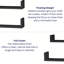 Hudson Shelf Kits, pack of 3 bookend wall shelves-67063339