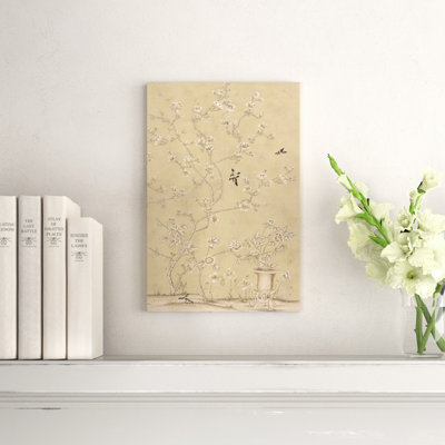 «Chinese Magnolias II» par Paul Montgomery, reproduction d'art sur toile tendue