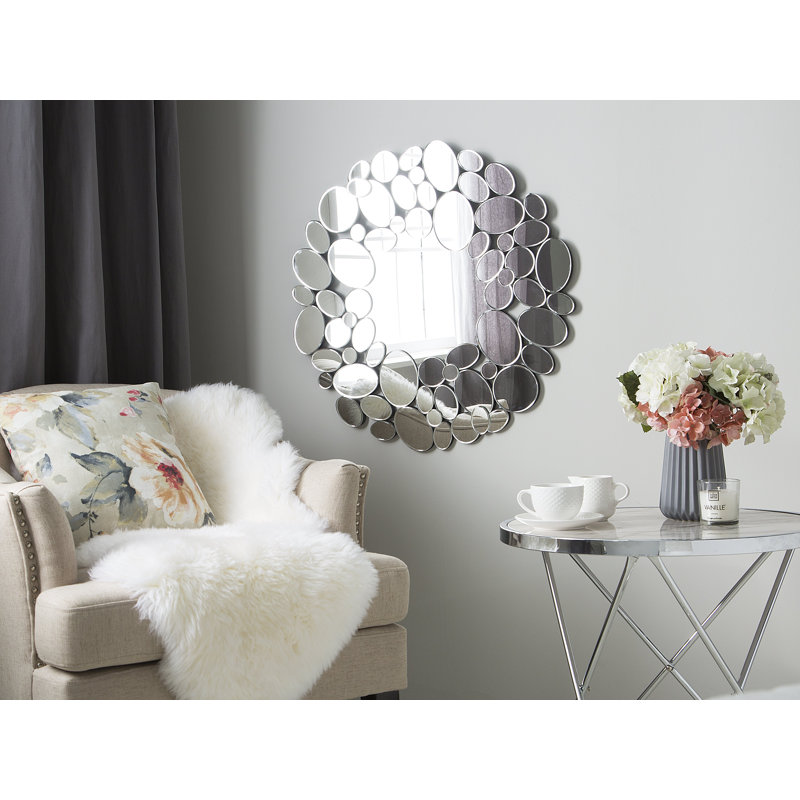 Cover Wood Flat Wall Mirror
