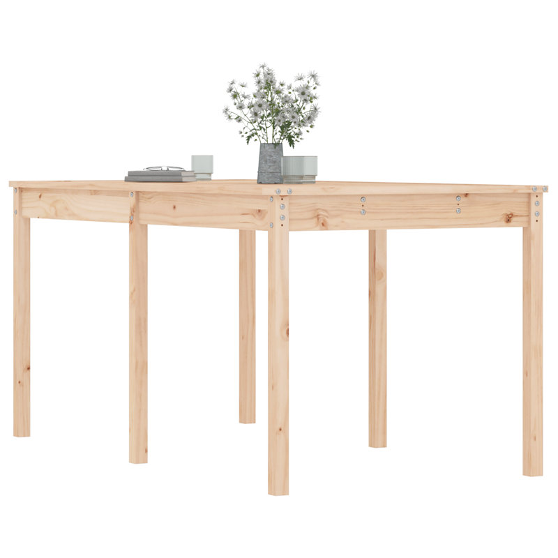 Lotti Rectangular Outdoor Dining Table , 159.5cm cm W 82.5cm cm D, Natural Pine