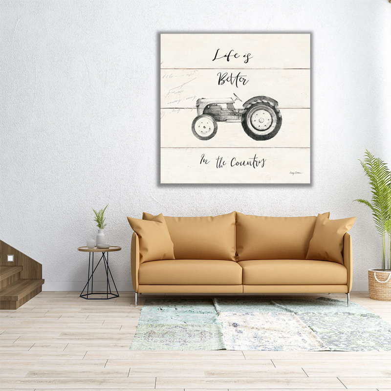«Life at Home II Shiplap», reproduction d'art sur toile, H 40 po x l 40 po