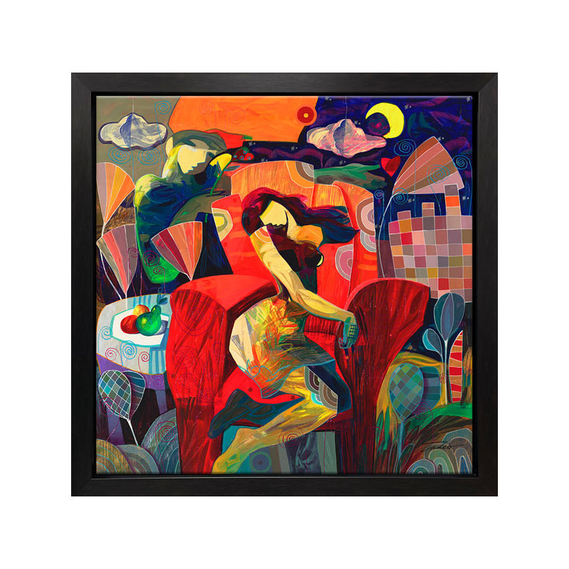 Secrets by Tadeo Zavaleta - Single Picture Frame Painting on Canvas