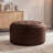 27.2'' Upholstered Round Tufted Ottoman With Storage-333473693