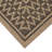 Dakota Fields Diamond Border Natural Tan/Black Indoor/Outdoor Rug-128251026