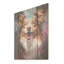 Papillon Prance - art mural en bois de chien sur bois de pin naturel-1926098568