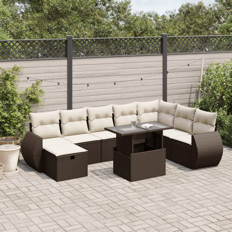 Ensemble de canapé de jardin Vidaxl