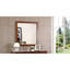 Miroir à motif de cerisier G2400-m, panneau de particules, 41 x 1 x 41, matériau de panneau de style 28 lb, 41 po x 1 po, lb