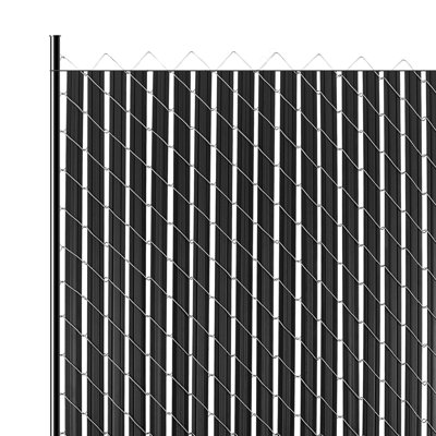 Chain Link Fence Privacy Slats Double-Wall with Wings for 4' High Fence