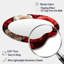 Miroir mural rouge et blanc