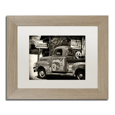 Camion américain, reproduction de photo encadrée