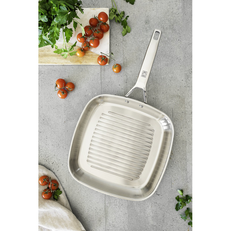 SIGNATURE RIBBED GRILL 28CM, 6cm