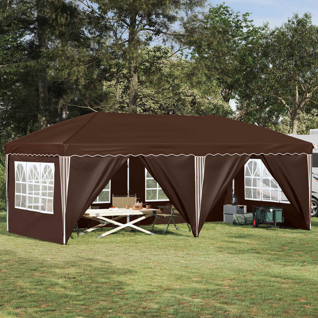 Vidaxl Pop-Up Party Tent 210D Oxford With Sliver Coating Event Shelter Gazebo