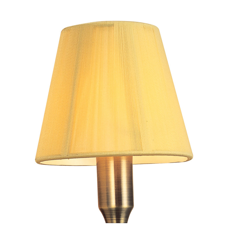 Yuri Armed Sconce, Antique Brass, Yellow, Yes