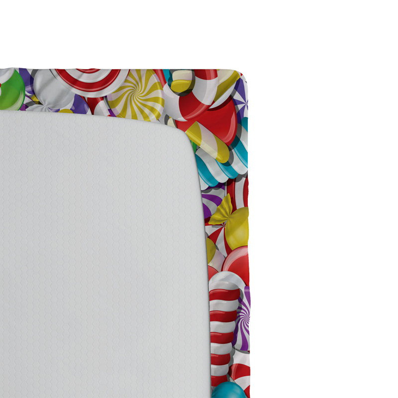 Multicolore drap-housse Ambesonne, Drap-housse très grand californien