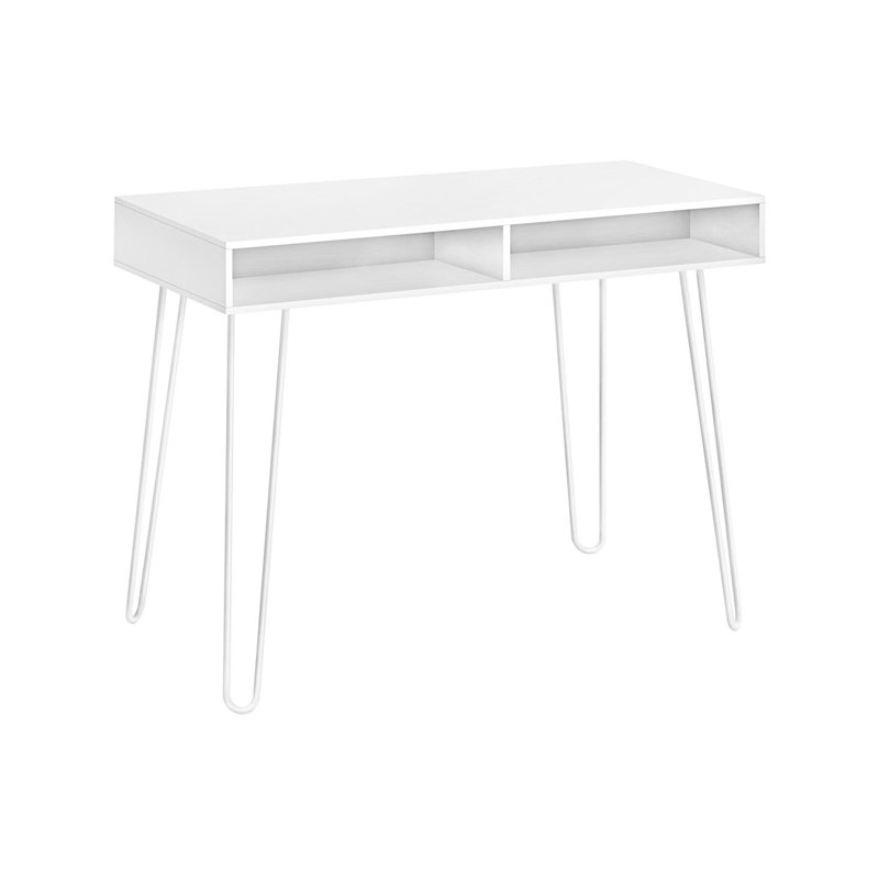 Bureau d'écriture, bureau d'ordinateur, Blanc