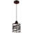 Levona 1 - Light 6.29" Wide Pendant Light with Cylinder Glass Shade for Kitchen Island-1460110142-1460110143