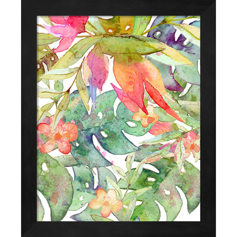 «Tropical Watercolor» par Tamara Robinson, art encadré (ensemble de 2)