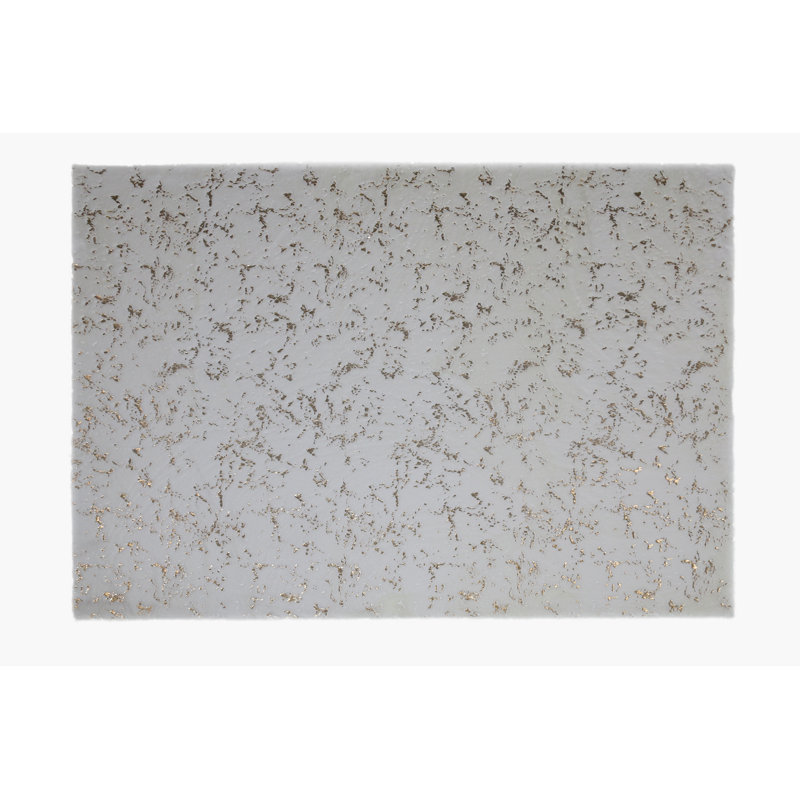 Barwin Faux Fur Abstract Indoor Rug