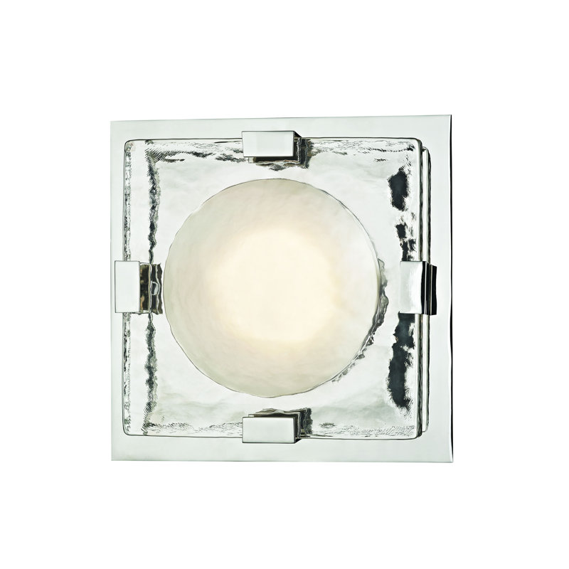 Bourne 1 Light LED Flush Mount, Polished Nickel