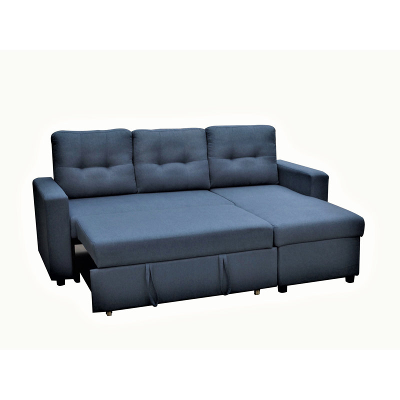 Lit modulaire en L bleu, style 3 pour canapé de couloir``, Polyester bleu