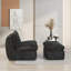 Fauteuil à pleine compression avec repose-pieds pivotant-1947813069