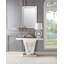 Miroir d'appoint en miroir et faux cristaux