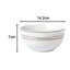 Waterside 12pc Gold Swirl Porcelain Dinner Set