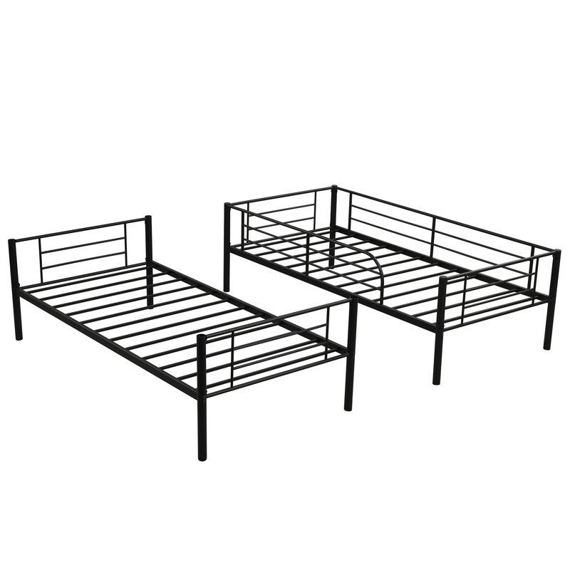 Seiber 90 X 190cm Bunk Bed, Black