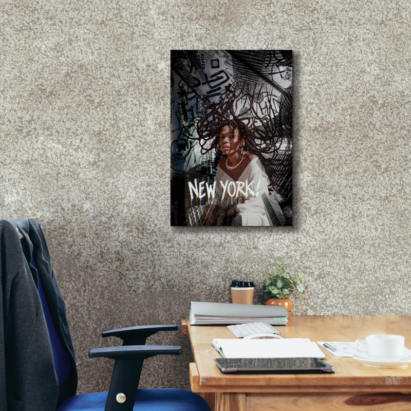 Winston Porter 'New York!' by Svetlana Aleynikova Canvas Wall Art, H 26 po x l 18 po