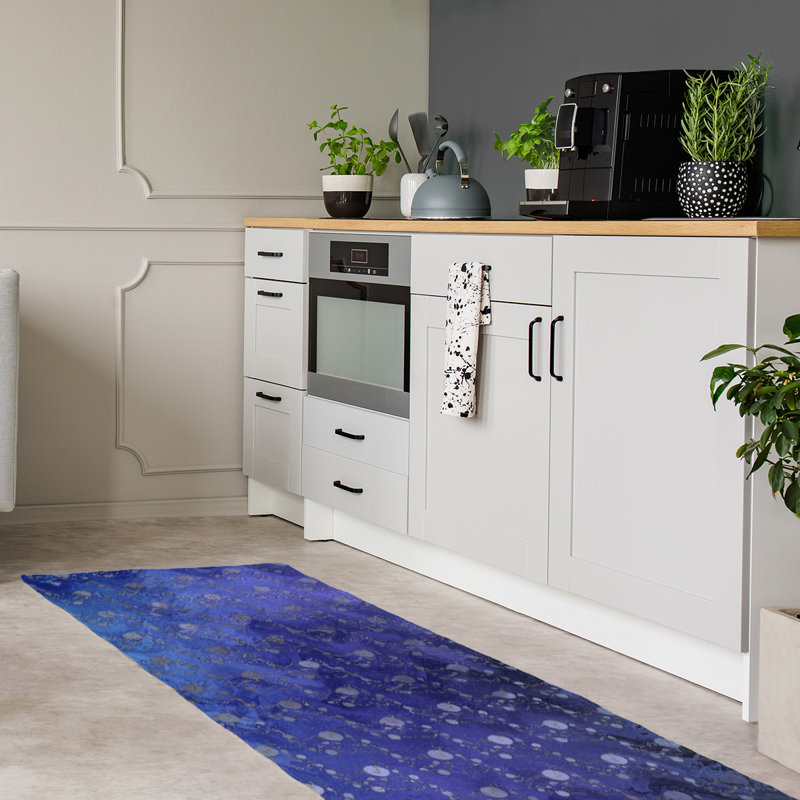Tapis zone de planètes et étoiles, Tapis de couloir 2 pi 6 po x 8 pi