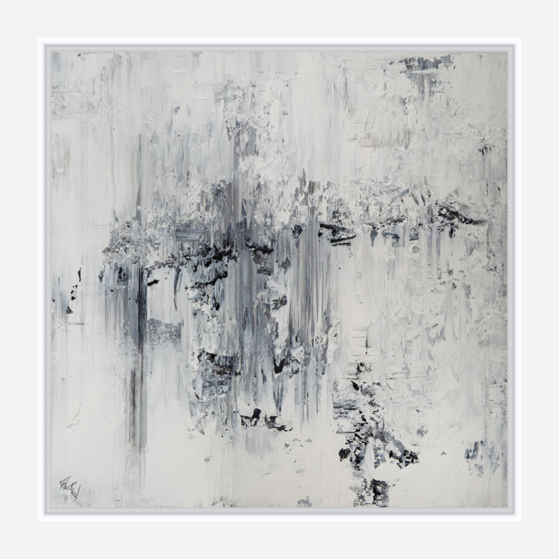 Dusk II by John Beard - Artist Enhanced Canvas Print, White , 42" H x 42" W x 2" D