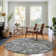 Premium Machine Washable Apodaca Gray Rug
