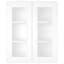 HOMEIBRO Cozy Design, armoire murale traditionnelle standard en contreplaqué, prête à assembler, 76 cm (L) x 30 cm (P) x 91 cm (H), blanc traditionnel-93931427-93931428