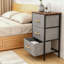 40cm W Metal Bedside Table-1153785593