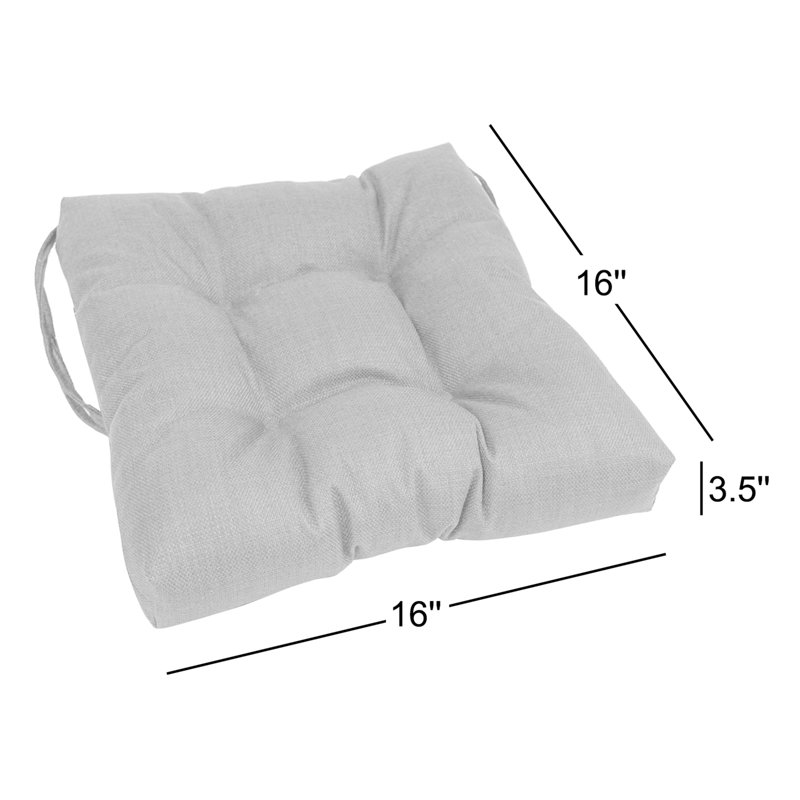 Outdoor 3.5'' Dining Chair Seat Cushion, Cinnamon